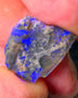 Lightning Ridge Dark opal Rub / rough 5.25cts  showing nice bright blue colours 18x16x3mm ALP144