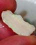 Lightning Ridge Grey base Seam opal 5.80cts Gamble showing Bright Multi Colours 21x10x5mm Auction38