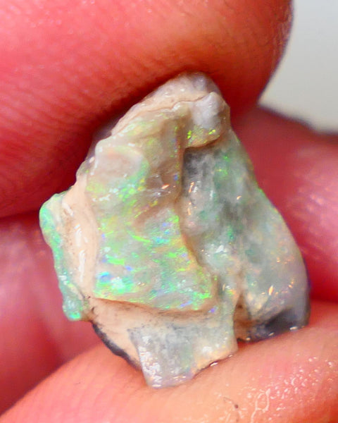 Bright & Colourful Seam opal formation with Clay/sand host rock xx Cts L/Ridge Bright M.Fires Auction46