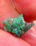 Millions of years in the Making a L/Ridge Opalised wood fossil untouched 2.50cts Gorgeous Bright Green dominant M.fires sat on dark base 11x10x3.5mm Auction163