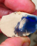 Lightning Ridge Black Knobby opal formation rub/rough 71.00cts Showing some exposed Blue colours sold as gamble 37x21x18mm Auction178