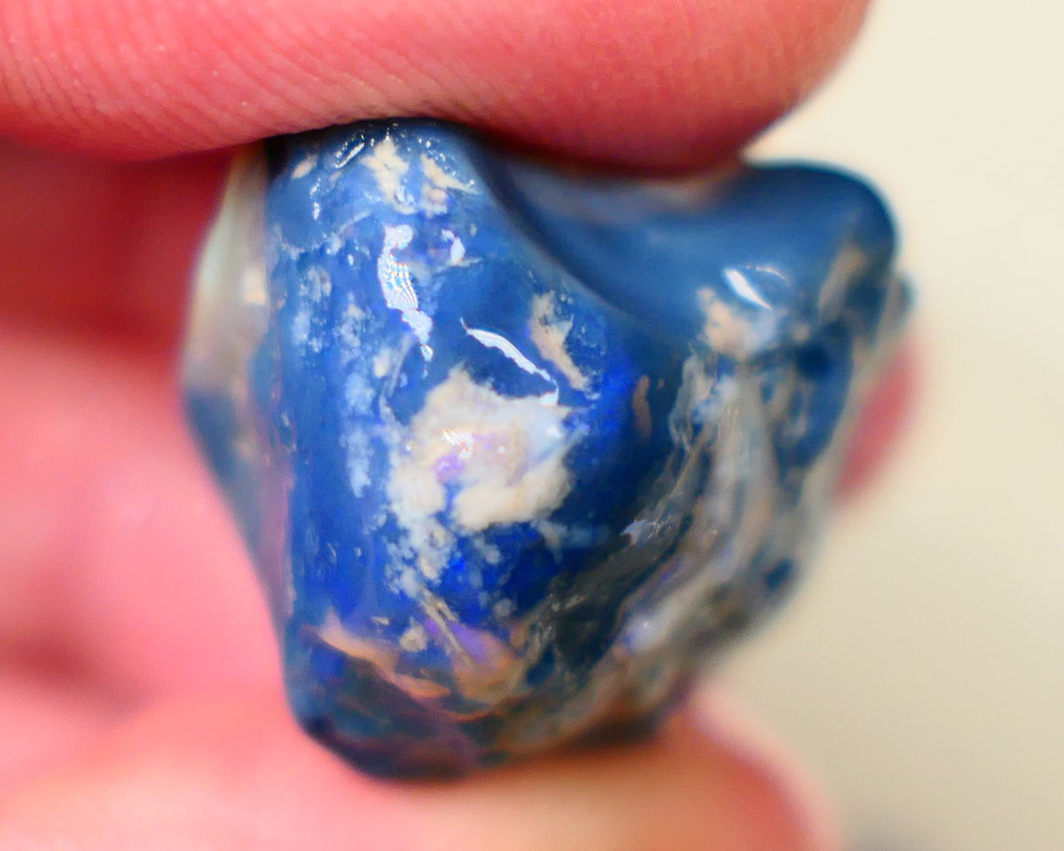 Lightning Ridge Knobby opal rough 37.80cts Blue fires sold as gamble Auction188