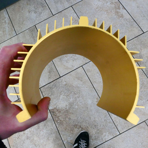 PULSAR DIAMOND® Gold Anodised Aluminium Motor Cooler / Heat Sink Fits various  6"/150mm Cabbing Machines Like Pulsar / Vevor / Cab King / Others Pimp Your Lapidary machine Now