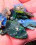 Black & Dark Red & Full spectrum seam opals of Grawin and Lightning Ridge 150cts 35mm to 10mm GEM2121