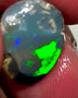 Lightning Ridge Opal Dark Base knobby Rough Rub 6.75 Gorgeous Sharp Bright Multicolours 18x14x4mm WAD58