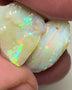 XMAS THANK YOU AUCTION 1 Lightning Ridge Rough Opal 6.95cts Cutters Crystal Seams Bright Multifires 15x11x4mm & 16x8x3mm NSA005