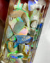 Lightning Ridge Opal Rough n Rub Parcel Dark & Crystal 105cts Full of Bright Multifires  17x8x5 to 7x6x2 mm WAE56