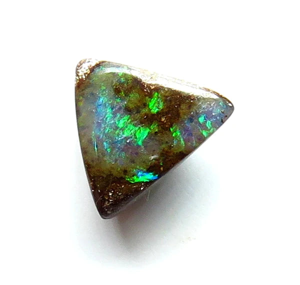 Queensland Boulder opal Polished Gemstone 0.5cts From Winton 6x5x2mm BFC42