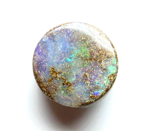 Queensland Boulder opal Polished Gemstone 1.2cts From Winton 8x8x2mm BFC44
