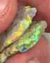 Allawah Knobby opal rough pair to cut 15.75cts Gorgeous Bright Yellow/Green/Orange dominant fires in highly visible bars 22x17x3mm & 19x13x3 mm NEW952