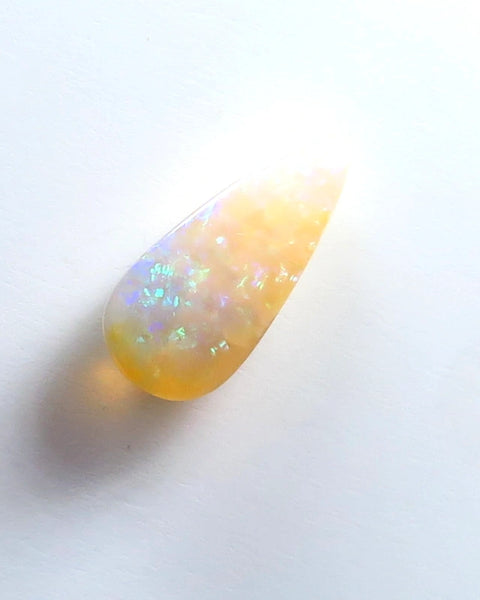 Lightning Ridge Crystal opal Polished Gemstone 0.75cts Polished ready for setting some colours 10x4x1mm WAB13