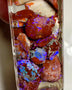 Lightning Ridge Rough Opal Parcel 145cts GAMBLE rough Red Host rock Bright Mostly Blue colour 20x15x10 to 8x7x6mm WAE60