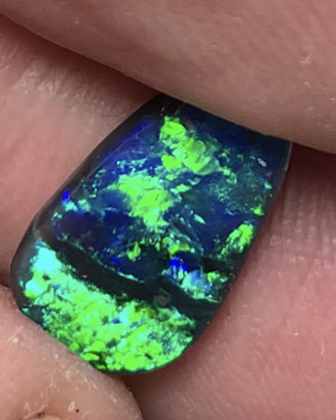 Australian Black Opal Gemstone 2.2cts Gem Grade Mulga® Field N1 Body Tone B2 Brightness Stunning Multifires 14x8x2mm WSM106