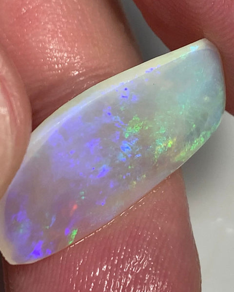 Australian Lightning Ridge Rough / Rub Big Crystal opal  6.1cts Nice Multifires 24x13x1.5mm WSM15